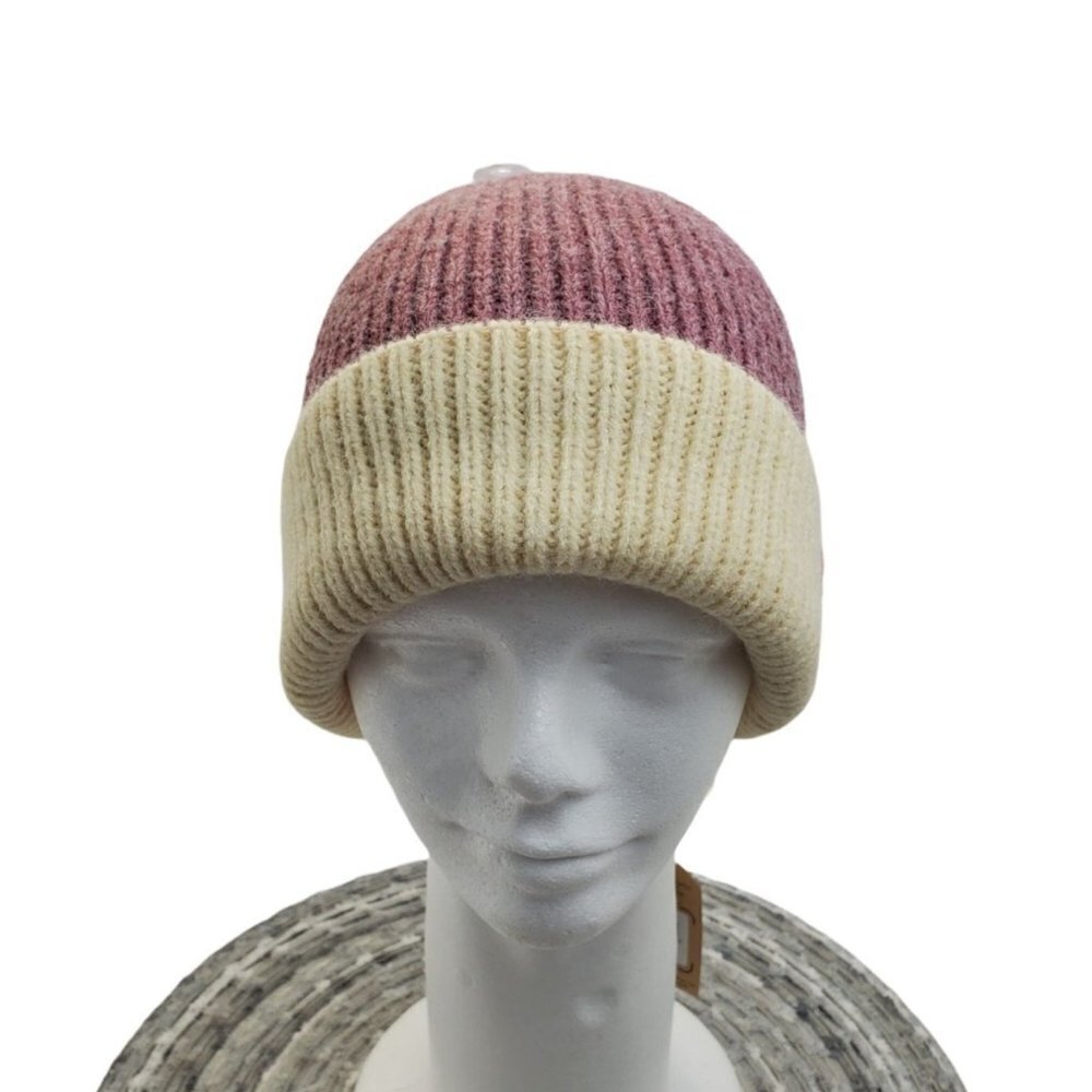 Frye and Co. Port Royale and Cream Dip Dye Ombre Beanie